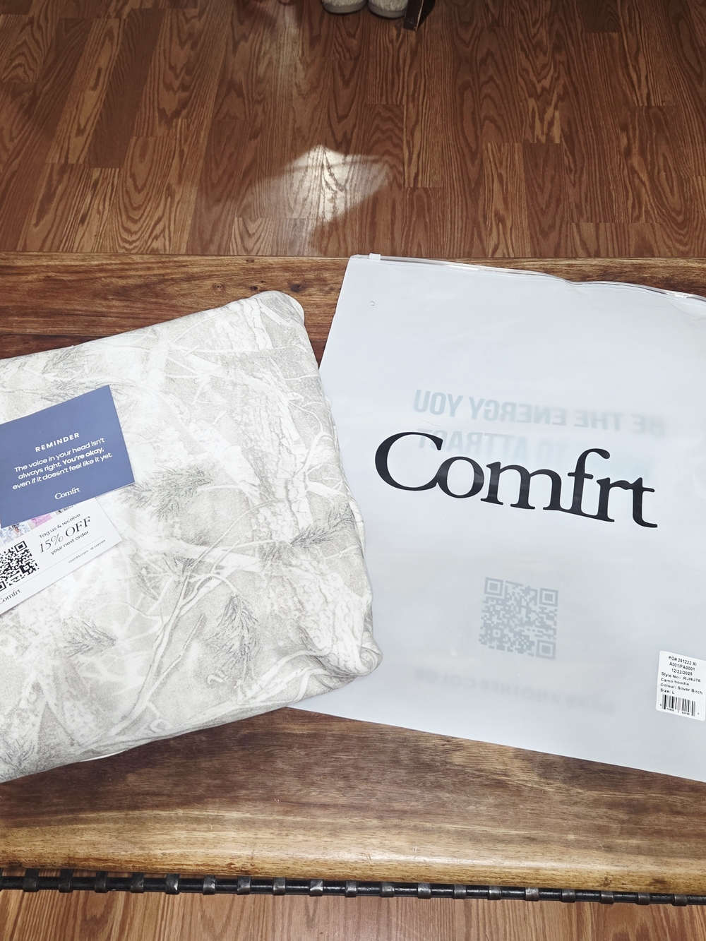 Comfrt Gray Camo Hoodie - Picture 7 of 9